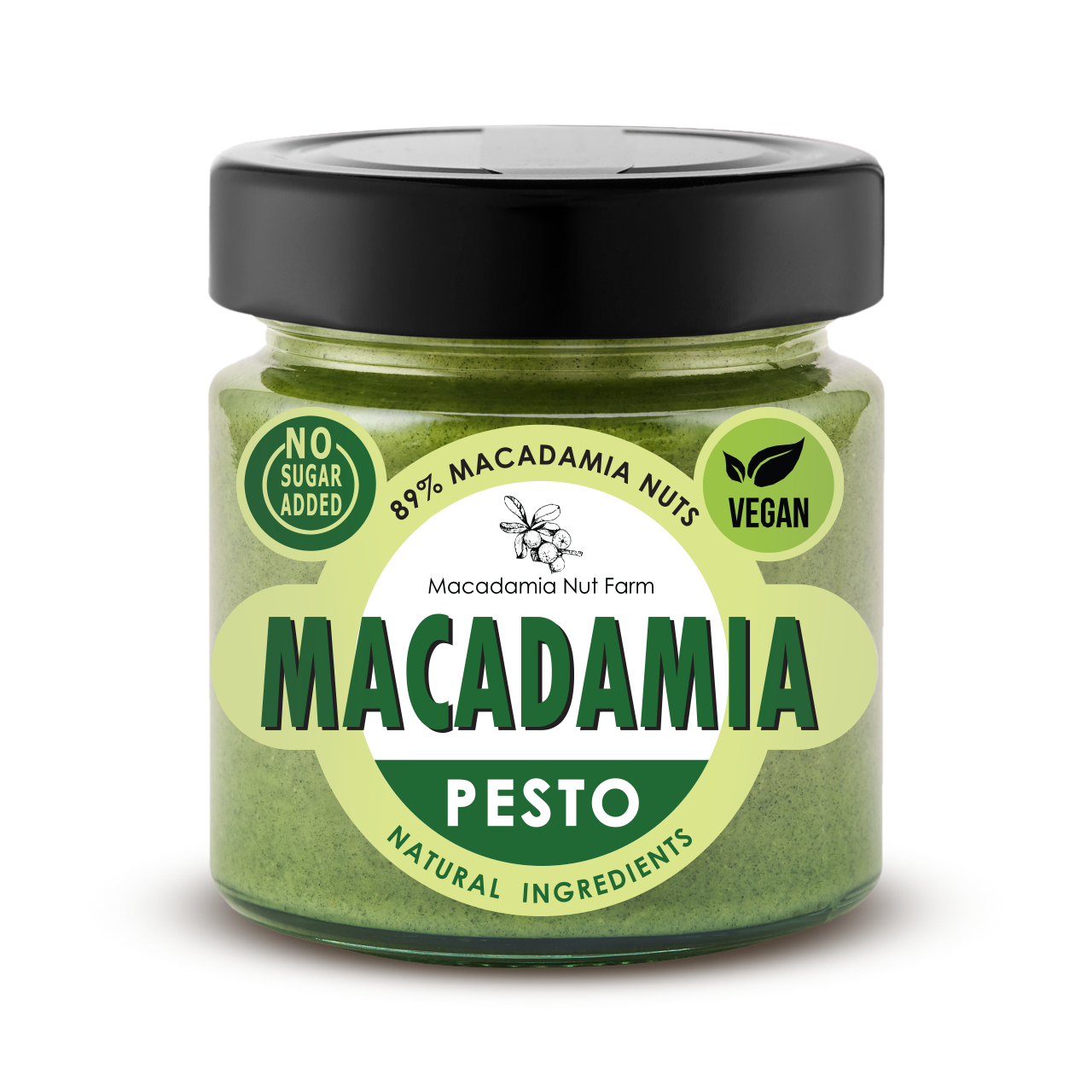 Makadamijų riešutų kremas PESTO