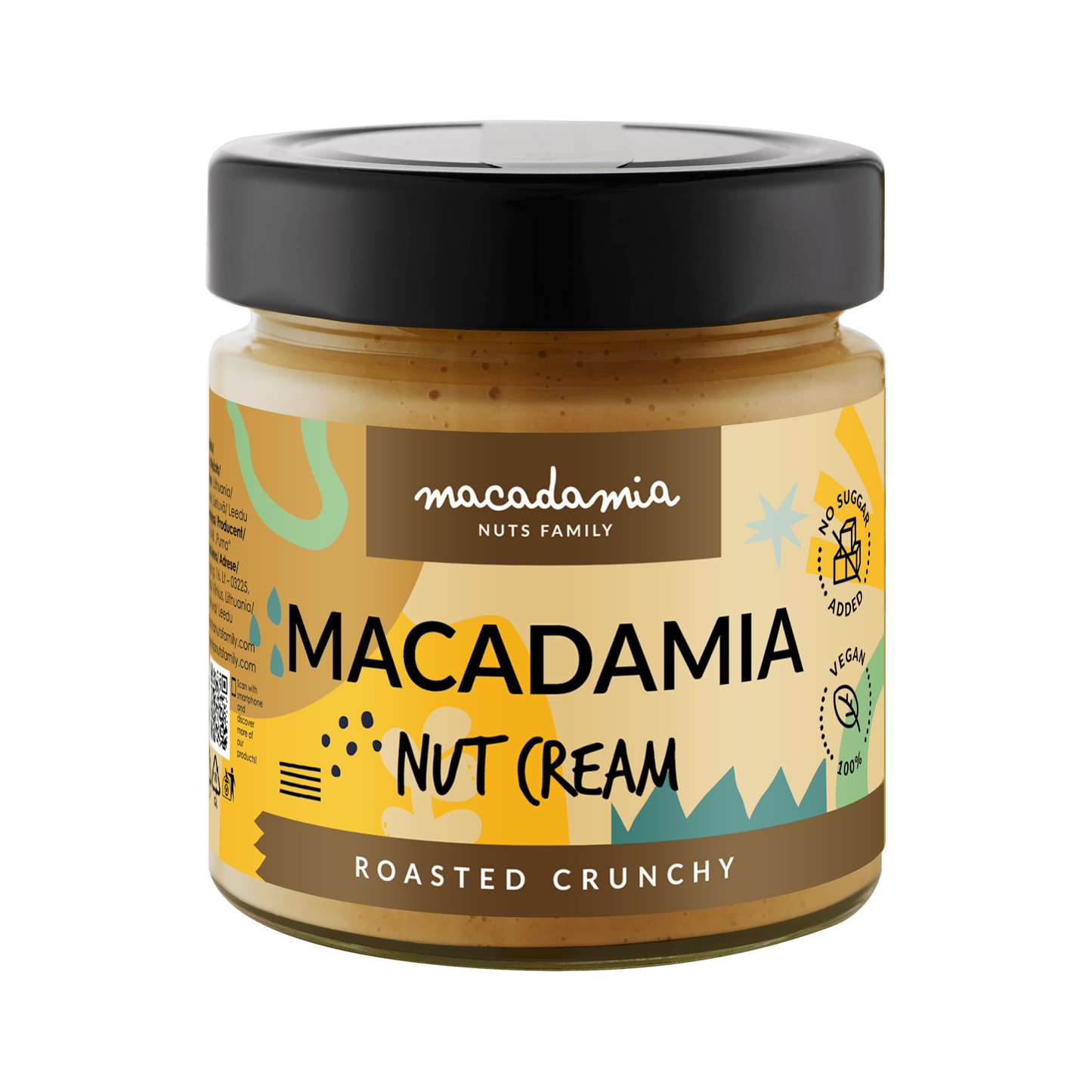 Makadamijų riešutų kremas TRAŠKUS