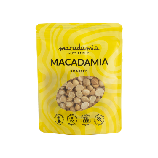 Skrudinti makadamijų riešutai